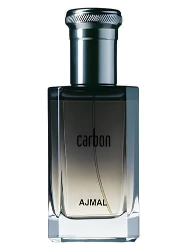 Frasco del perfume Carbon de Ajmal — fragancia masculino