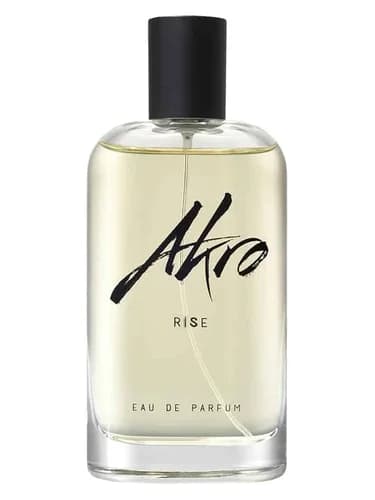 Frasco del perfume Rise de Akro — fragancia unisex