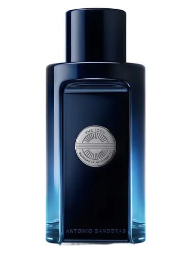 Frasco del perfume The Icon de Antonio Banderas — fragancia masculino
