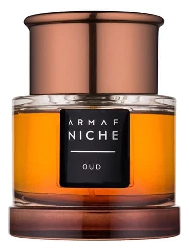 Frasco del perfume Oud de Armaf — fragancia unisex