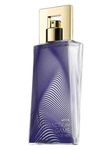 Frasco del perfume Attraction Game For Her de Avon — fragancia femenino