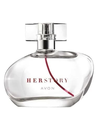 Frasco del perfume Herstory de Avon — fragancia femenino