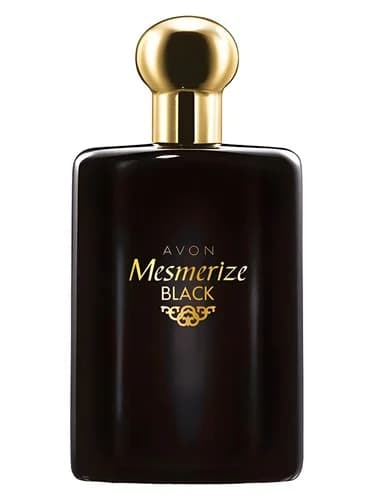 Frasco del perfume Mesmerize Black For Him de Avon — fragancia masculino