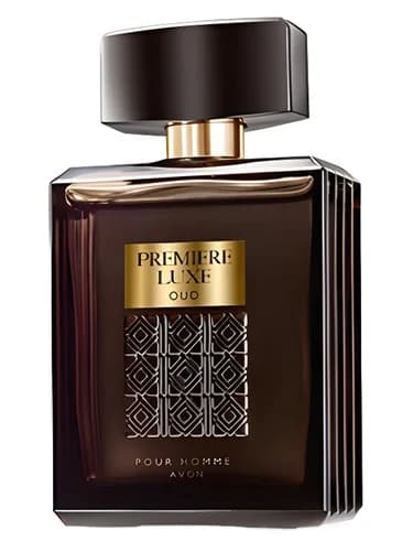 Frasco del perfume Premiere Luxe Oud de Avon — fragancia masculino