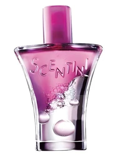 Frasco del perfume Scentini Plum Twist de Avon — fragancia femenino