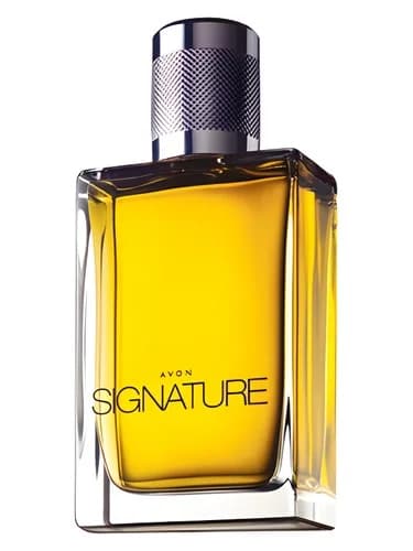Frasco del perfume Signature de Avon — fragancia masculino