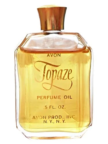 Frasco del perfume Topaze de Avon — fragancia femenino