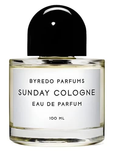 Frasco del perfume Sunday Cologne de Byredo — fragancia unisex