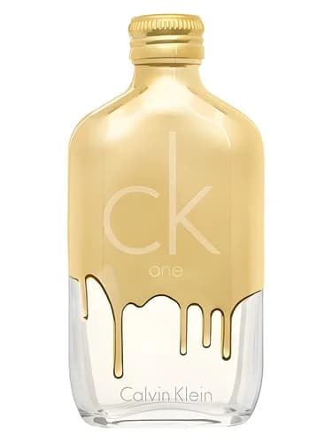 Frasco del perfume Ck One Gold de Calvin Klein — fragancia unisex