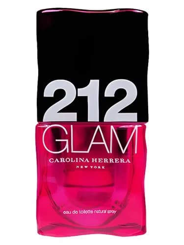 Frasco del perfume 212 Glam de Carolina Herrera — fragancia femenino