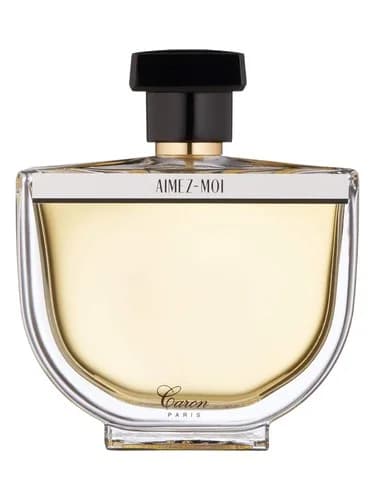 Frasco del perfume Aimez Moi de Caron — fragancia femenino