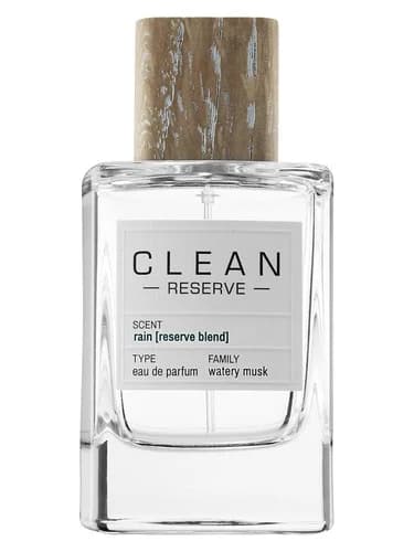 Frasco del perfume Rain de Clean — fragancia unisex