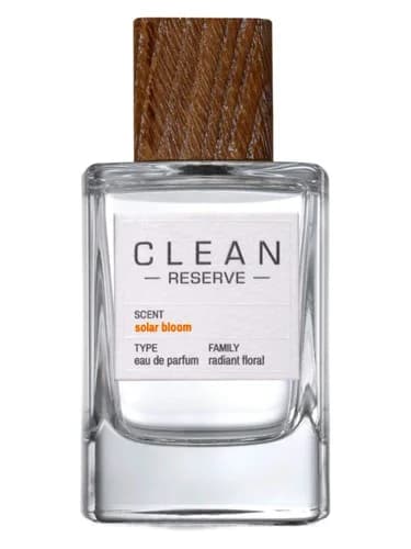 Frasco del perfume Solar Bloom de Clean — fragancia unisex