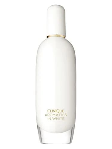 Frasco del perfume Aromatics In White de Clinique — fragancia femenino
