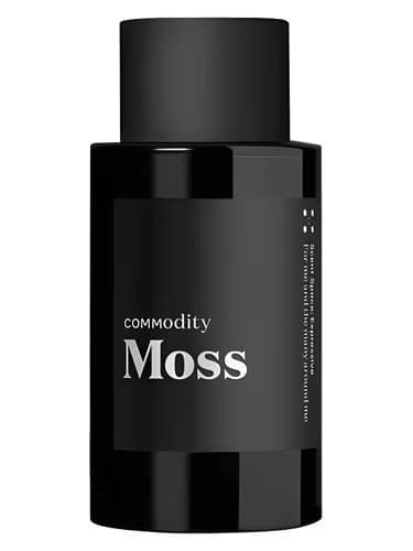 Frasco del perfume Moss de Commodity — fragancia unisex