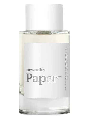 Frasco del perfume Paper de Commodity — fragancia unisex