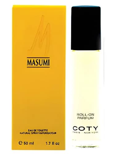 Frasco del perfume Masumi de Coty — fragancia femenino