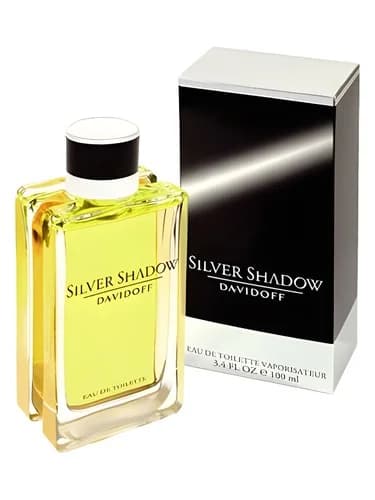Frasco del perfume Silver Shadow de Davidoff — fragancia masculino