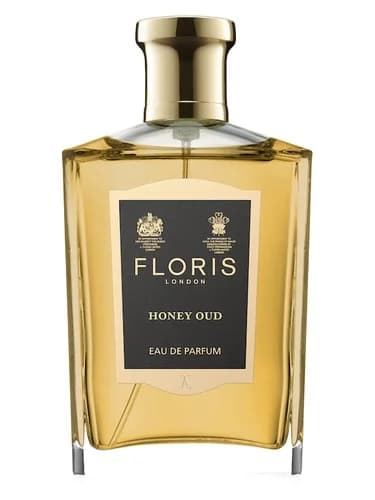 Frasco del perfume Honey Oud de Floris — fragancia unisex