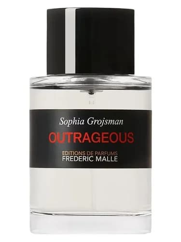 Frasco del perfume Outrageous de Frederic Malle — fragancia unisex