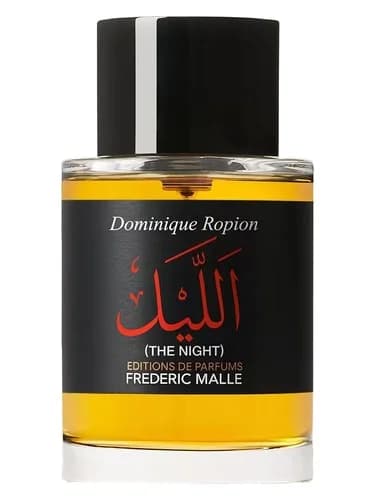Frasco del perfume The Night de Frederic Malle — fragancia unisex