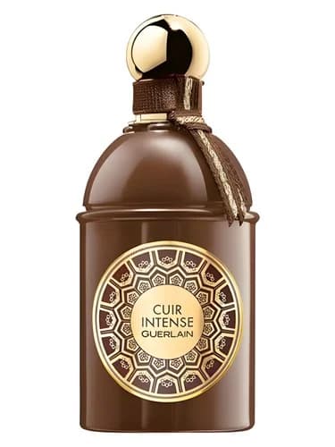 Frasco del perfume Cuir Intense de Guerlain — fragancia unisex