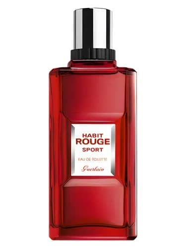 Frasco del perfume Habit Rouge Sport de Guerlain — fragancia masculino