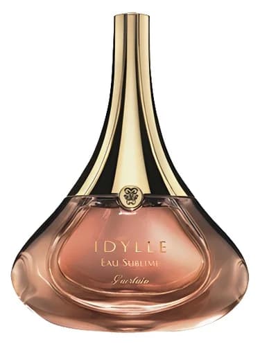 Frasco del perfume Idylle Eau Sublime de Guerlain — fragancia femenino