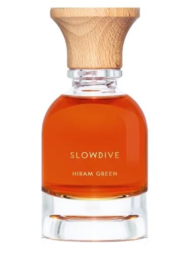 Frasco del perfume Slowdive de Hiram Green — fragancia unisex