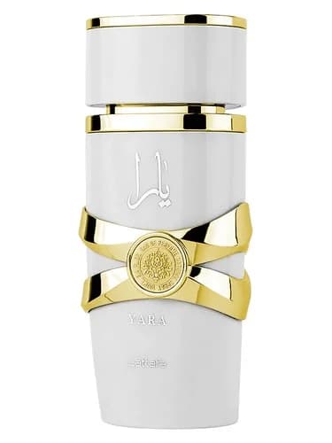 Frasco del perfume Yara Moi de Lattafa Perfumes — fragancia femenino