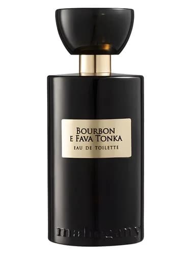 Frasco del perfume Bourbon E Fava Tonka de Mahogany — fragancia masculino