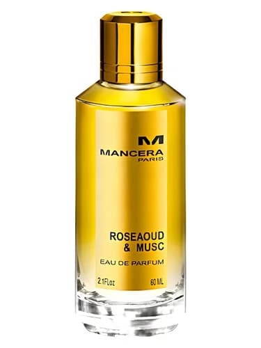 Frasco del perfume Roseaoud Musc de Mancera — fragancia unisex