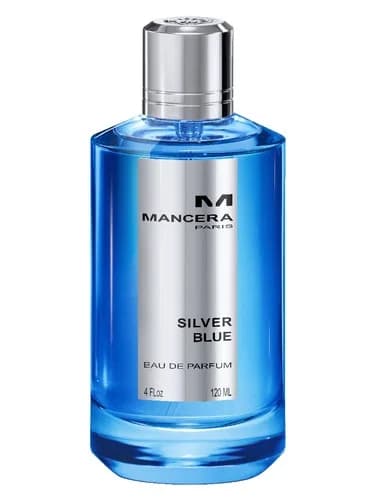 Frasco del perfume Silver Blue de Mancera — fragancia unisex