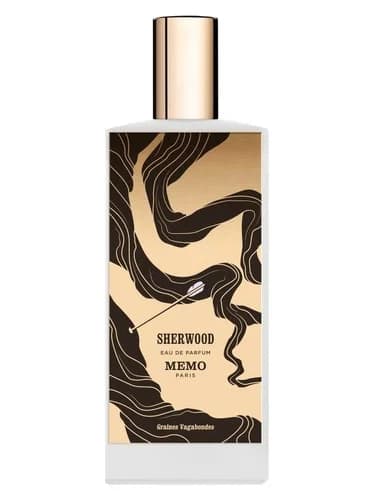 Frasco del perfume Sherwood de Memo Paris — fragancia unisex