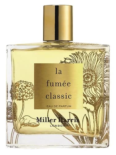 Frasco del perfume La Fumee de Miller Harris — fragancia unisex