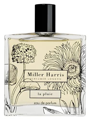 Frasco del perfume La Pluie de Miller Harris — fragancia femenino