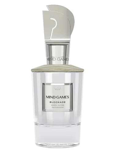 Frasco del perfume Blockade de Mind Games — fragancia unisex