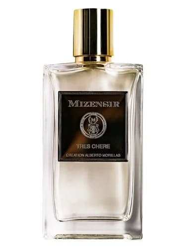 Frasco del perfume Tres Chere de Mizensir — fragancia femenino