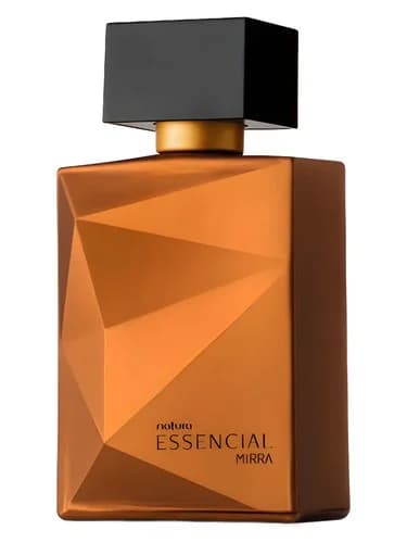 Frasco del perfume Essencial Mirra de Natura — fragancia masculino