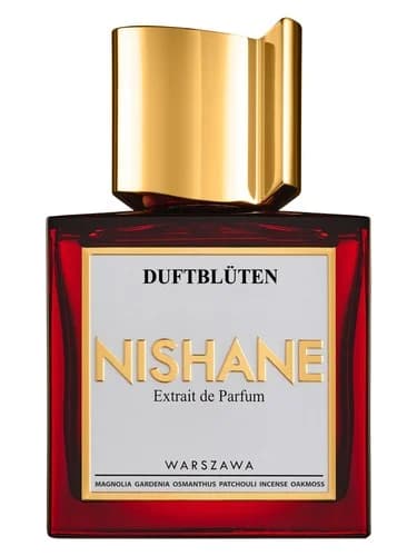 Frasco del perfume Duftblueten de Nishane — fragancia unisex