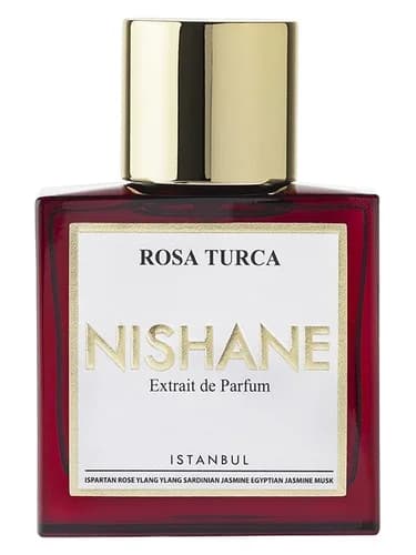 Frasco del perfume Rosa Turca de Nishane — fragancia unisex