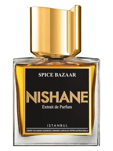 Frasco del perfume Spice Bazaar de Nishane — fragancia unisex
