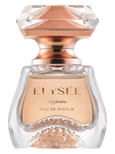 Frasco del perfume Elysee de O Boticario — fragancia femenino