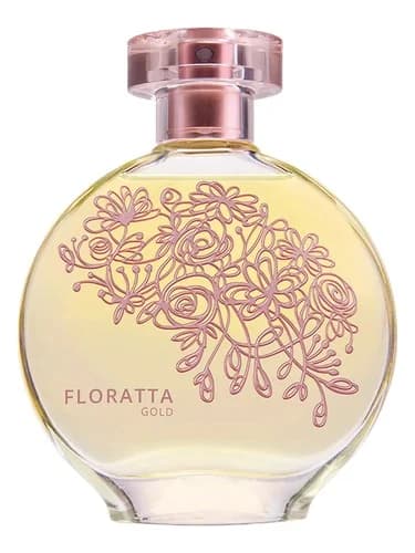 Frasco del perfume Floratta In Gold de O Boticario — fragancia femenino