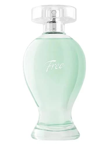 Frasco del perfume Free de O Boticario — fragancia unisex