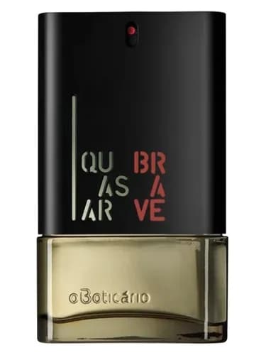 Frasco del perfume Quasar Brave de O Boticario — fragancia masculino