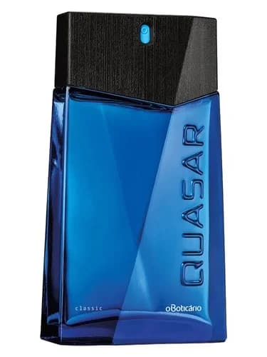 Frasco del perfume Quasar Classic de O Boticario — fragancia masculino