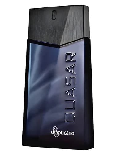 Frasco del perfume Quasar Evolution de O Boticario — fragancia masculino