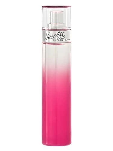 Frasco del perfume Just Me de Paris Hilton — fragancia femenino