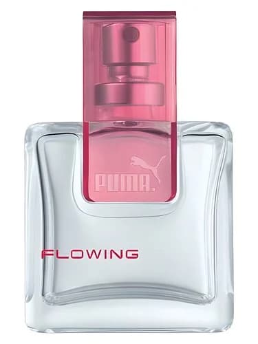 Frasco del perfume Flowing de Puma — fragancia femenino